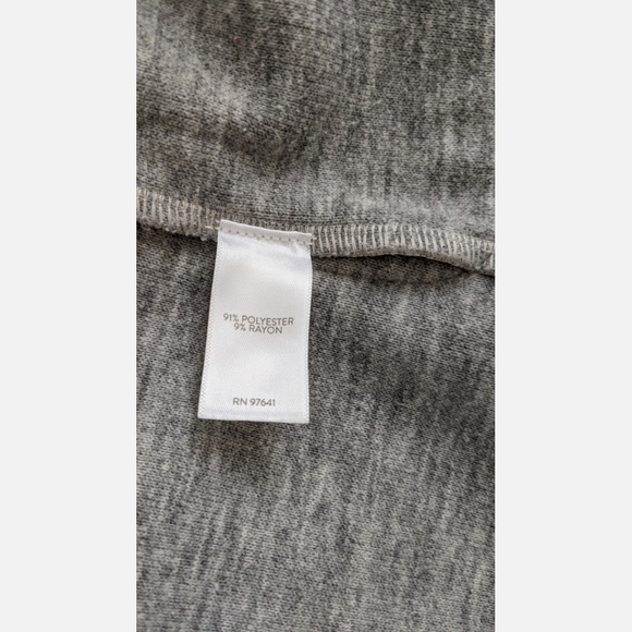 Pure Jill Double Breasted Grey Pea Coat - Picture 4 of 4